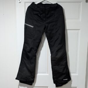 Black Men's Insulated Winter Ski Pants